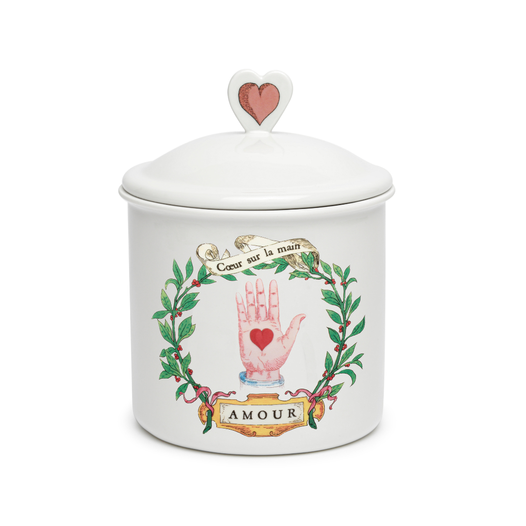 Illustrated candy box | LAUREL CROWN HAND LOVE