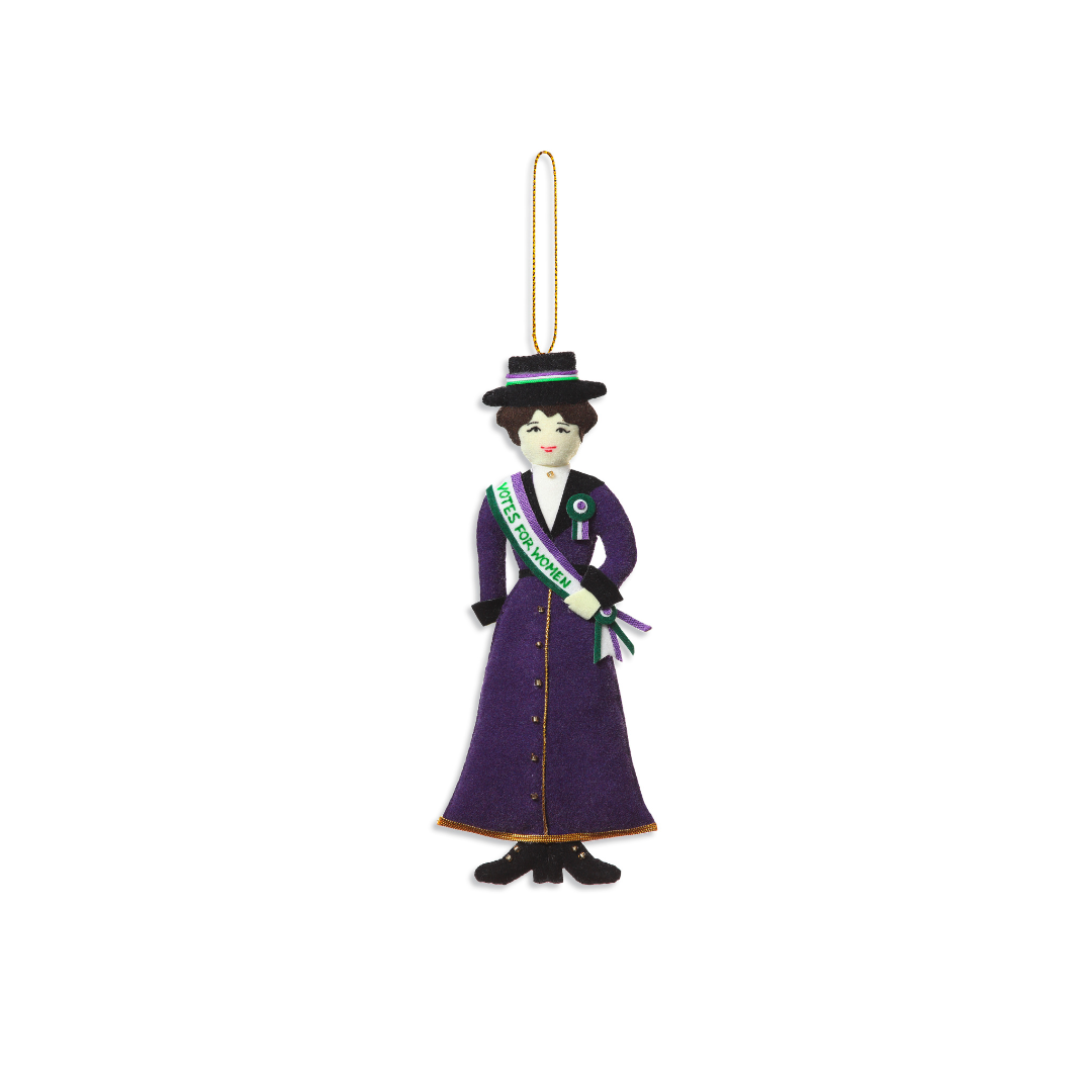 Christmas Decoration | Suffragette Votes for Women purple