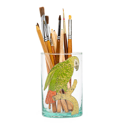 Illustrated glass | THE PARROT